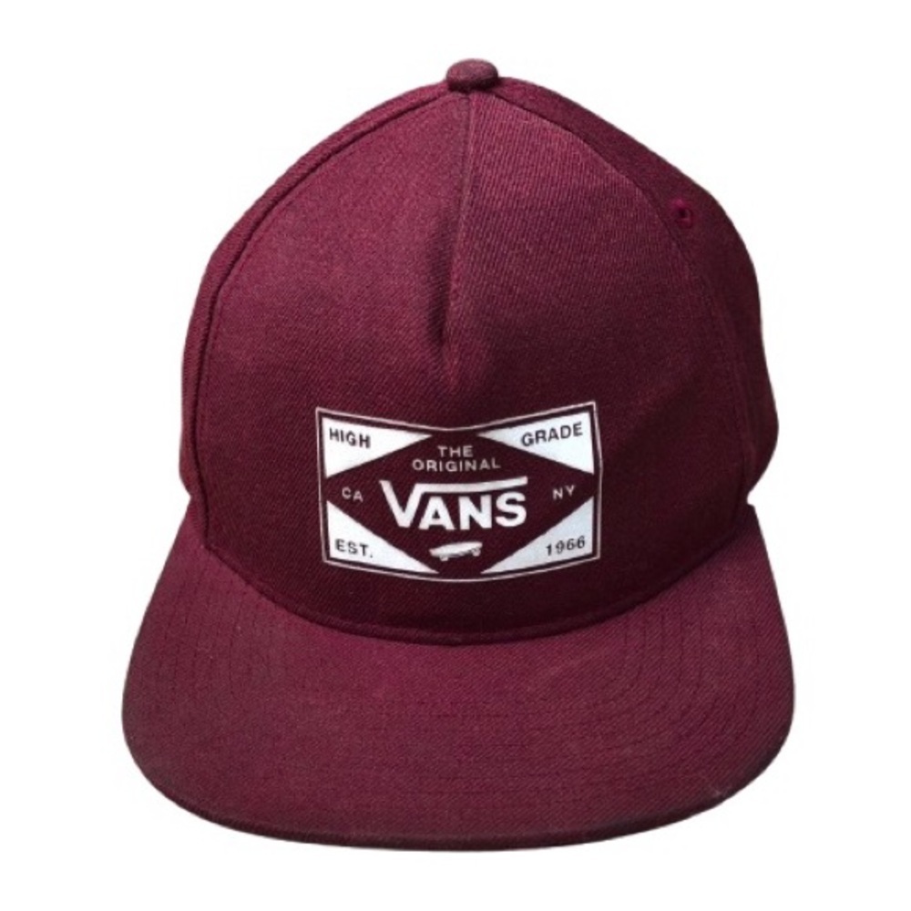 Vans Drop V Burgundy Snapback Hat